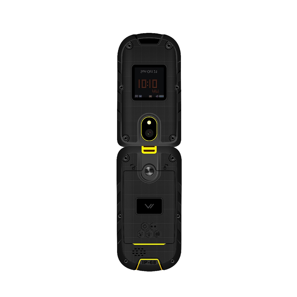 Vertex K205 Dual Sim IP68 με Κάμερα, 2 Οθόνες, Bluetooth, Ραδιόφωνο  (Λειτουργεί χωρίς Handsfree), Φακό Μαύρο – 247home.gr – Ηλεκτρικά – Κινητή  Τηλεφωνία – Στρώματα – Έπιπλα