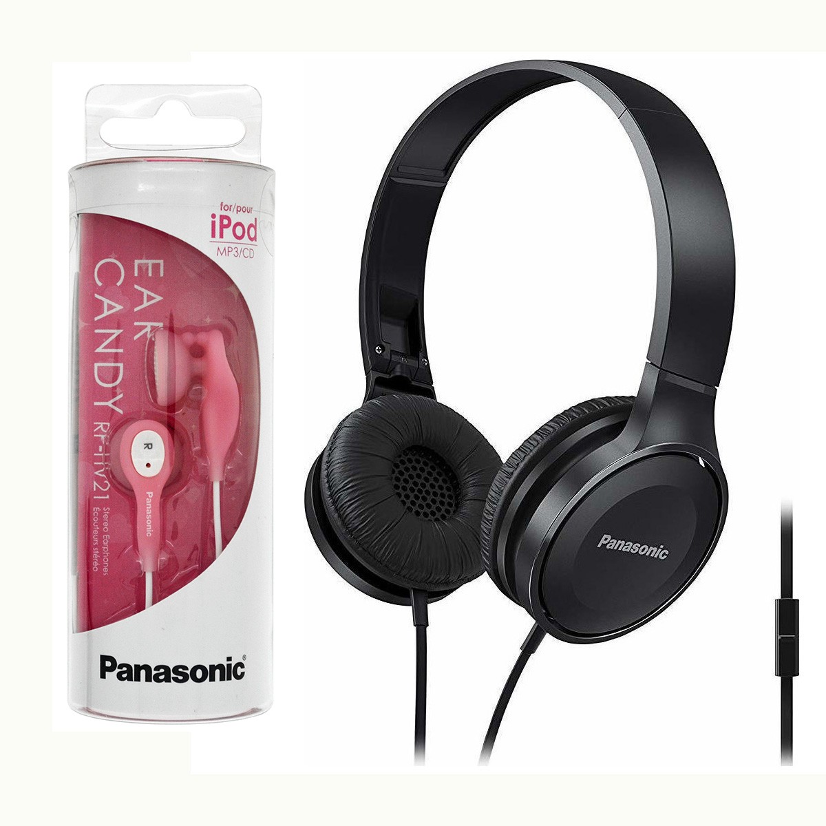 Ακουστικά Panasonic RP-HF100ME-K 3.5mm με Μικρόφωνο Μαύρα + Ακουστικά  Panasonic RP-HV21E-P 3.5mm Ροζ με Κλιπ Χωρίς Μικρόφωνο – 247home.gr –  Ηλεκτρικά – Κινητή Τηλεφωνία – Στρώματα – Έπιπλα